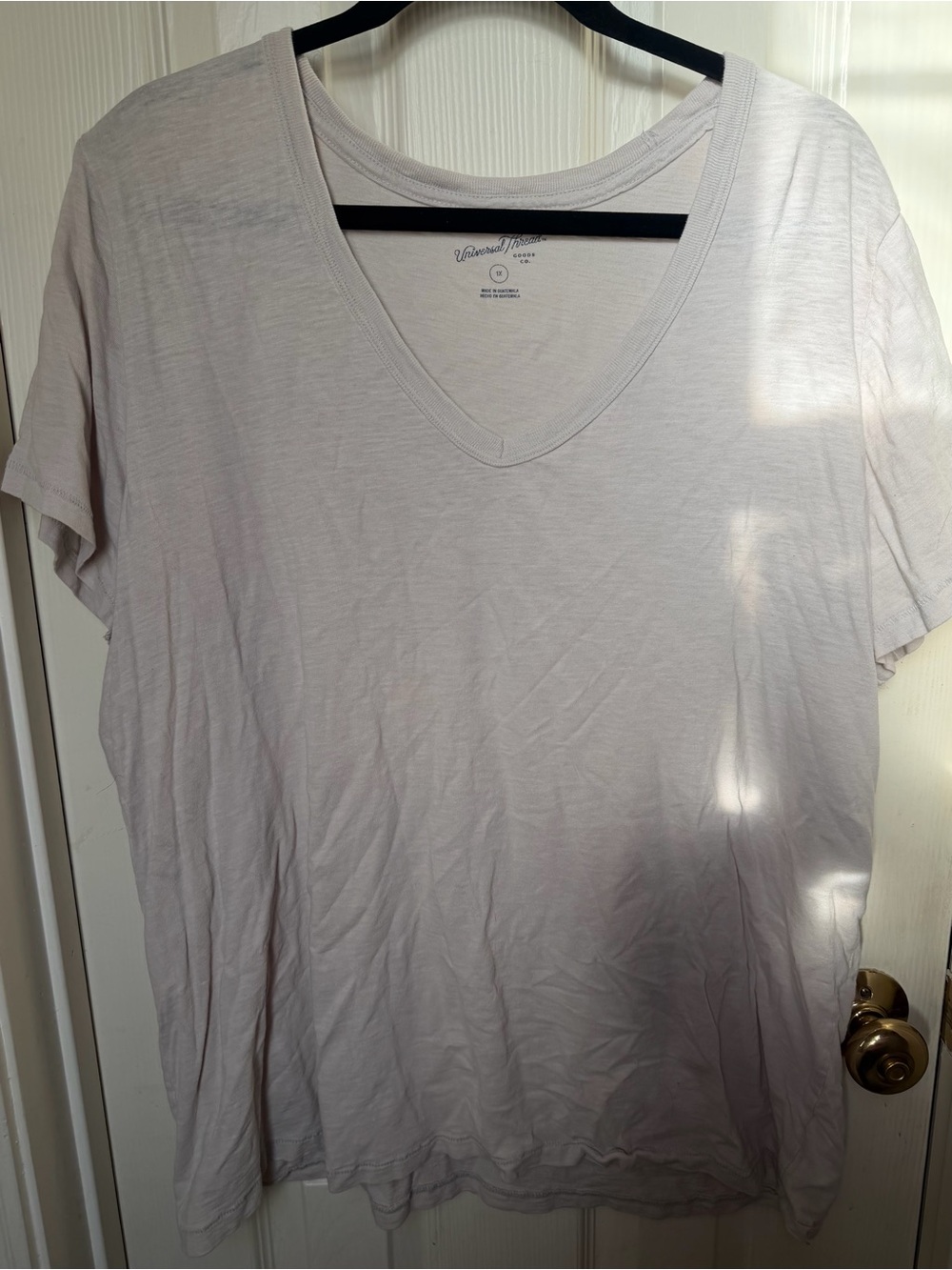 Universal Thread Light Taupe V-Neck Tee
